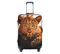 HGIUYDRD The deep-Eyed Leopard Print Luggage Cover - Suitcase Covers for Luggage with Elastic Stretch Fabric, Four Sizes