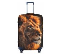 HGIUYDRD The Lion's Gaze Print Luggage Cover - Suitcase Covers for Luggage with Elastic Stretch Fabric, Four Sizes