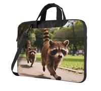 HGIUYDRD Two Little Raccoons Print Stylish Laptop Bag Versatile Work Tote Bag for Women, Laptop Case for Use