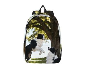 HGIUYDRD Two puppies Print Cute Animal Print Backpack - Dinosaur and Shark Backpack, Lightweight Travel Backpack