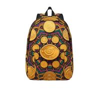 HGIUYDRD Yellow circle Print Bohemian Travel Backpack - Cute Backpack with Interesting Patterns for Work and Travel