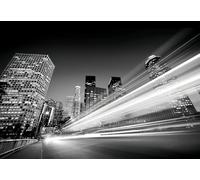 hgjdjhnf Custom Size 3D Mural City Road Highway Building Beautiful Wallpaper-150Cm×105Cm