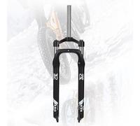 HGJHJJHK 20/26x4.0inch Fat Bike Fork 1 1/8 Straight Tube Mechanical Fork QR 9mm MTB Spring Suspension Fork Manual Lockout Travel 85mm Mountain Bike Forks,Black,20inch