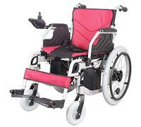 HGJHJJHK 2020 Best Electric Wheelchair Folding Lightweight Heavy Duty Electric Power Motorized Wheelchair,Wear-Resistant and Durable Wheelchair,Blue