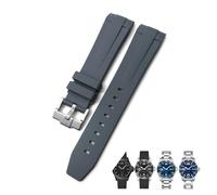 HGJHJJHK 21mm Rubber Watchband For L3.781.4.9 HydroConquest Conquest Black Blue Gray Green Watch Strap