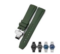 HGJHJJHK 21mm Rubber Watchband For L3.781.4.9 HydroConquest Conquest Black Blue Gray Green Watch Strap