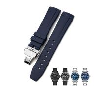 HGJHJJHK 21mm Rubber Watchband For L3.781.4.9 HydroConquest Conquest Black Blue Gray Green Watch Strap