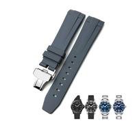 HGJHJJHK 21mm Rubber Watchband For L3.781.4.9 HydroConquest Conquest Black Blue Gray Green Watch Strap