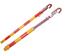 HGJHJJHK 5 Ton Towing Bar, 5000Kg Heavy Duty Alloy Steel Towing Bar with Buffer Spring, Compatible with Car, Van, Truck