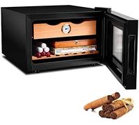 HGJHJJHK Cigar Humidors, Humidor Cigar Box Intelligent Temperature Control Electric Humidors For Cigars With Touch Screen Spanish Cedar Wood Shelves,A