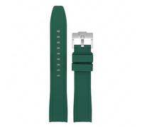 HGJHJJHK Curved End Rubber Strap 18/19/20/21/22mm Universal Silicone Watch Band Soft Sport Waterproof Replace Bracelet Belt for Men Women