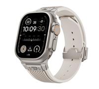 HGJHJJHK For Band Ultra 2 49mm 46mm 45mm 44mm Rubber Strap Series 10 9 8 7 6 5 4 3 2 1 SE With Metal Connector