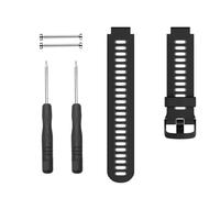 HGJHJJHK For Forerunner 220 Watch Bands Black Buckle Sport Silicone Watch Strap Replacement for Forerunner 230/220/235/620/630/735XT and Approach S20/S5/S6 Smart watch band