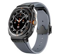 HGJHJJHK For Samsung Galaxy Watch Ultra Strap 47mm Accessories Fluororubber sport Bracelet For Galaxy Watch 7 Ultra WatchBands