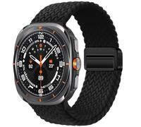 HGJHJJHK For Samsung Galaxy Watch Ultra Strap 47mm Accessories Magnetic Nylon Braided sport Bracelet Correa For Galaxy Watch 7 Ultra WatchBands