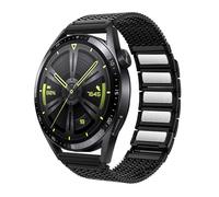 HGJHJJHK For Watch 4 Pro GT2/GT3 Stainless Steel Metal Magnetic Watchbands Strap For Samsung 22mm Watch Strap