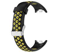 HGJHJJHK For Xiaomi Band 9 8 Silicone Watch StrapTwo-Color Breathable Smart Watchband Replacement Bracelet for Xiaomi MiBand 8/9 Strap
