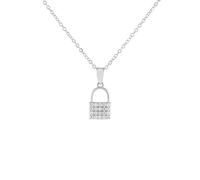 HGJHJJHK Girl necklace wind lock full drilled pave necklace for women chain Made in China Decorations