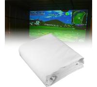 HGJHJJHK Golf Impact Screen, Premium Golf Hitting Screen For Golf Training, Heavy Duty And Hd Golf Simulators Screen With Grommet Holes For Indoor And Outdoor Golf Training, 3m*1m