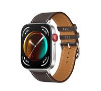 HGJHJJHK Italian Cowhide Leather Strap For Watch Fit 3 Smart Watchband Replacement Correa Wristband Strap Accessor