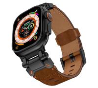 HGJHJJHK Italian Cowhide Strap For Ultra 49mm 46mm 45mm 42 44mm Luxury Men Band For IWatch Se 6 5 4 Series 10 9 8 7 Ultra 2 Bracelet Watchbands
