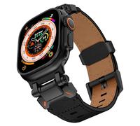 HGJHJJHK Italian Cowhide Strap For Ultra 49mm 46mm 45mm 42 44mm Luxury Men Band For IWatch Se 6 5 4 Series 10 9 8 7 Ultra 2 Bracelet Watchbands