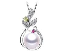 HGJHJJHK Jewelry freshwater pearl accessories crystal zircon necklace natural pendants fine jewelry Made in China Decorations