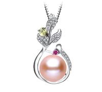 HGJHJJHK Jewelry freshwater pearl accessories crystal zircon necklace natural pendants fine jewelry Made in China Decorations