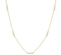 HGJHJJHK Jewelry single row three zircon stacked necklace for ladies chain pendant necklace jewelry gift Made in China Decorations