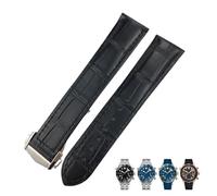 HGJHJJHK Leather Watchband 18mm 19MM 20mm 22mm For Omega Seamaster 300 De Ville AT150 Moonswatch Speedmaster Watch Strap