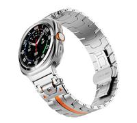 HGJHJJHK Luxury Stainless Steel Strap for Samsung Galaxy Watch Ultra 47mm Metal No Gaps Connector Band for GALAXY WATCH 47 ULTRA Bracelet