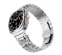 HGJHJJHK Luxury Stainless Steel Strap for Samsung Galaxy Watch Ultra 47mm Metal No Gaps Connector Band for GALAXY WATCH 47 ULTRA Bracelet