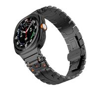 HGJHJJHK Luxury Stainless Steel Strap for Samsung Galaxy Watch Ultra 47mm Metal No Gaps Connector Band for GALAXY WATCH 47 ULTRA Bracelet