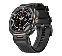 HGJHJJHK Metal Silicone Strap For Samsung Galaxy Watch Ultra 47mm Rubber Bracelet Wristband For Galaxy Watch 7 Ultra 47mm Watchbands