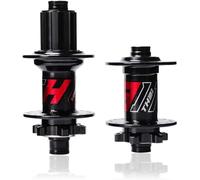 HGJHJJHK MTB Bike Hub Disc Brake Hubs 32/36 Holes Thru Axle Bearing Hub Front 100mm Rear 142mm For 7/8/9/10/11/12 Speed Cassette,Black,36 Holes