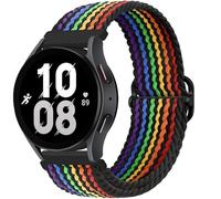 HGJHJJHK Nylon Strap for Samsung Galaxy Watch 7 6 5 4 40mm 44mm 6Classic 43/47mm 20mm 22mm Braided Solo Loop Band for Watch 3 4Pro WatchBands