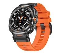 HGJHJJHK Rubber Band For Samsung Galaxy Watch Ultra 47mm Correa Bracelet ULTRA 47MM Metal Quick Fit Men Strap Watchbands