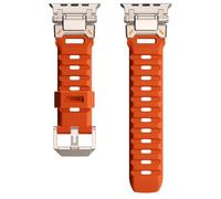 HGJHJJHK Rubber Watch Band For Band S10 46mm S10 42mm Ultra 49mm 45mm 44mm Watchbands Waterproof Rubber Strap