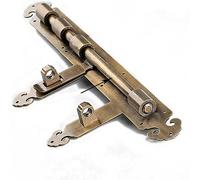 HGJHJJHK , Slide Door Bolt Solid Brass Bolt Slide Coealed Screw Surface Mounted Door Bolt for Home Bedrooms Gate Wooden Door ,Sliding bolt lock