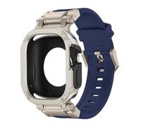 HGJHJJHK Strap Case for Band Ultra 2 49mm 44mm 45mm TPU Protector Case Cover Silicone Bracelet for IWatch Series 9 8 7 6 5 4 Watchbands