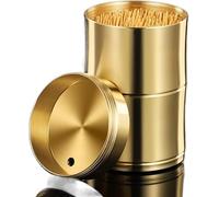 HGJHJJHK Toothpick Box, Toothpick Holder Pure Copper Metal Toothpick case Unique Home Design Decoration rs
