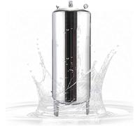 HGJHJJHK Vertical Water Stainless Steel Pressure Tank with Mounting Kit, Sturdy Pressure Tank, Well Pressure Tank for Construction Site/Residential & Breeding,35.4x15.7 in/95x40cm