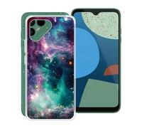HGJTF Phone Case for Fairphone 4 (6.3 inch), Shockproof Soft TPU Gel Bumper Shell,[Ultra-Thin ] [Anti-Yellowing] Translucent Silicone Back Cover for Fairphone 4 - Starry Sky