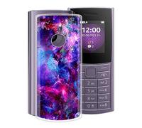 HGJTF Phone Case for Nokia 110 4G 2023 (1.8"), 360° Drop Protection Cover, [Ultra-Thin ] [Anti-Yellowing] Clear Silicone Shockproof Shell for Nokia 110 4G 2023 - Gorgeous