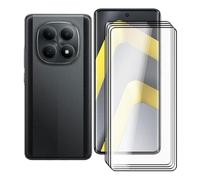 HGJTFANY 4 PCS Screen Protector for Xiaomi Poco M8 (6.77"), 9H Hardness Tempered Glass Film [Anti-scratch] [High definition] [No bubbles], for Xiaomi Poco M8 Protective Film Clear