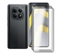 HGJTFANY 5 PCS Screen Protector for Xiaomi Poco M8 (6.77"), 9H Hardness Tempered Glass Film [Anti-scratch] [High definition] [No bubbles], for Xiaomi Poco M8 Protective Film Clear