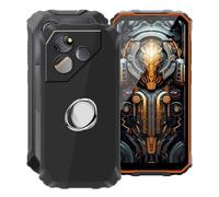 HGJTFANY Black Case for Oscal Marine 2 (6.56") with 360 Degree Rotation Finger Ring Kickstand, Shockproof Silicone Cover Ultra-Thin Soft TPU Bumper Protective Case for Oscal Marine 2