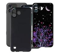 HGJTFANY Case for Doro Aurora A30 (6.10"), 2 pieces Ultra-Thin TPU Bumper Cover, 360° Drop Protection Shell Shockproof Soft Silicone Phone Case for Doro Aurora A30 - Purple Night