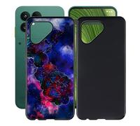 HGJTFANY Case for Fairphone Gen 6 (6.31"), 2 pieces Ultra-Thin TPU Bumper Cover, 360° Drop Protection Shell Shockproof Soft Silicone Phone Case for Fairphone Gen 6 - Rose cloud