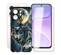 HGJTFANY Case for Honor 600 Smart| Screen Protector x 2| WMA29